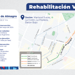 La rehabilitación de la av. Diego de Almagro entra a su etapa final