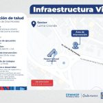 Inicia la protección del talud en la av. Juan de Dios Morales