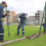 La rehabilitación de más espacios públicos continúa en La Ferroviaria y Quitumbe