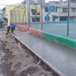 Epmmop inició intervención de aceras en la calle Neptalí Godoy de Calderón