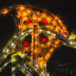 Cinco intercambiadores estratégicos de Quito, se transforman y potencian con iluminación arquitectónica tipo led