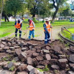Espacios tradicionales del sur se recuperan. En marcha la rehabilitación de la ‘Plaza de los Enamorados’