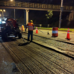 Mantenimiento vial de la Ruta VIVA y avenida Simón Bolívar continúan en horario nocturno
