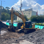 Avanzan trabajos de la fase 1 del nuevo intercambiador en la avenida Mariana de Jesús