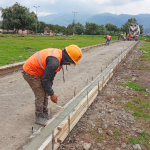 El sur de Quito contará con un parque moderno y seguro. El parque Lineal Río Grande registra un 22% de avance.
