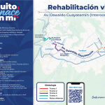 Desde el 8 de mayo se rehabilitará la av. Guayasamín: habrá cierres por tramos